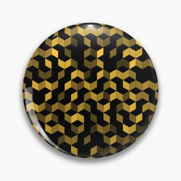 Item preview, Yellow Cube Pyramid Congruent Identical Shape Stacked Cubes  designed and sold by EvergreenMotifs.