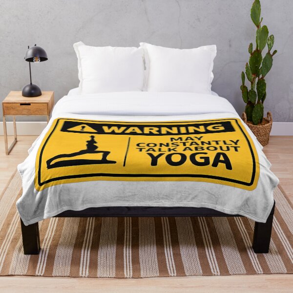 Item preview, Yoga Caution Sign – Perfect Gift for Yoga Lovers and Instructors designed and sold by magicalshops.