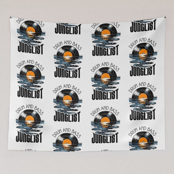 Item preview, JUNGLIST  - Liquid Vinyl  (black/orange)  designed and sold by Discothreadz.