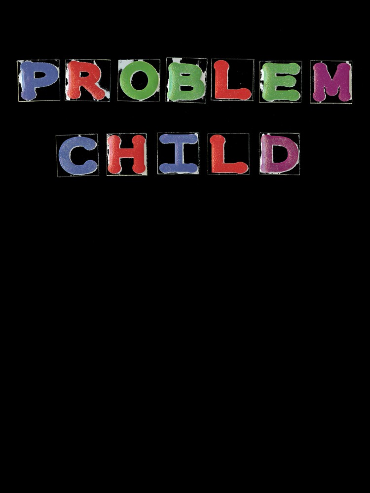 Thumbnail 7 of 7, Oversized T-Shirt, Problem Child 1 Distressed Graphic T-shirt designed and sold by LindasPhotoArt.