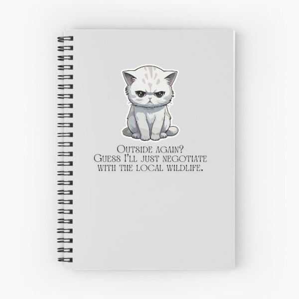 Item preview, Outdoor Cat #catindoor #catcare #catsafety #catoutdoors #outdoorcat designed and sold by Anna Halasek.