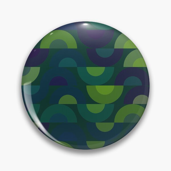 Item preview, Colorful Circular Rhythm Semicircles Multicolor Geometric Shapes Circles designed and sold by EvergreenMotifs.