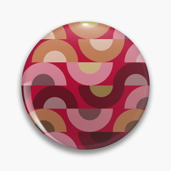 Item preview, Colorful Circular Rhythm Semicircles Multicolor Geometric Shapes Circles designed and sold by EvergreenMotifs.