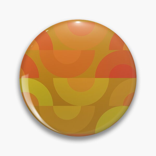 Item preview, Multicolor Circular Half Moon Semicircles Colorful Crescent Circles designed and sold by EvergreenMotifs.