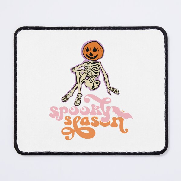 Item preview, "SPOOKY SEASON" Pumpkin Head Cute Skeleton Graphic designed and sold by CoolCrap-.