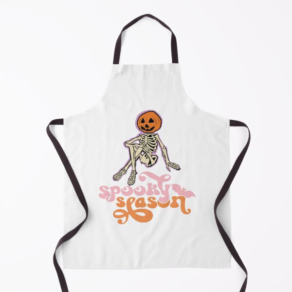 Item preview, "SPOOKY SEASON" Pumpkin Head Cute Skeleton Graphic designed and sold by CoolCrap-.