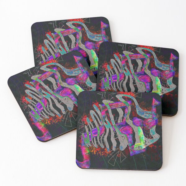 Item preview, Vibrant Music Blur designed and sold by feather-pop.