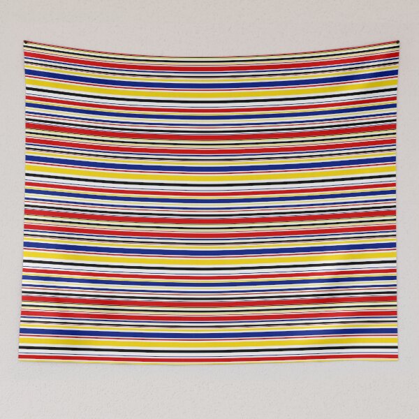 Item preview, Colorful Stripes Dazzling Neon Visual Appeal Aesthetic Illustration  designed and sold by EvergreenMotifs.