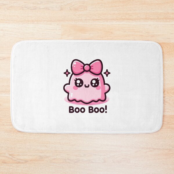 Item preview, Pink cute little Ghost saying BOO! BOO! Stickers and more designed and sold by CRandRRstickers.