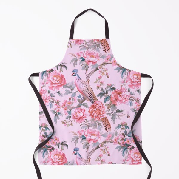 Item preview, Pink Pheasant Chinoiserie Chintz designed and sold by TheChinoiserie.