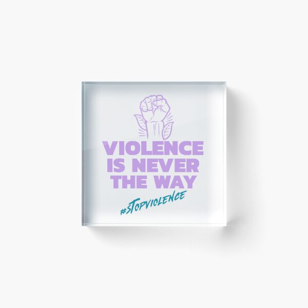 Item preview, Violence is never the way designed and sold by 87-Aesthetics.