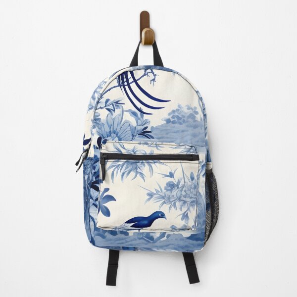 Item preview, Cerulean Shadows in the Garden Chinoiserie designed and sold by TheChinoiserie.