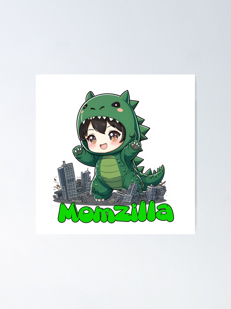 Thumbnail 1 of 3, Poster, Momzilla designed and sold by ageropat.