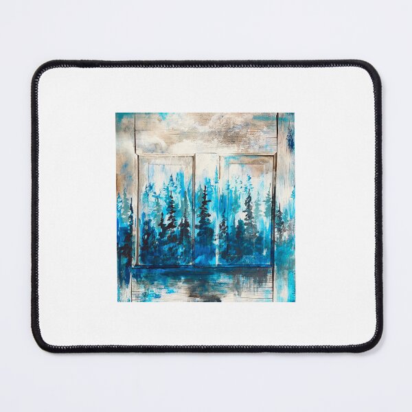 Item preview, Trees on Weathered Door designed and sold by TheCussnWolf.
