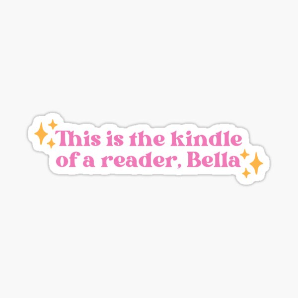 Artikel-Vorschau von Dies ist das Kindle eines Lesers, Bella | Lustige Bücher Zitat, designt und verkauft von medimidoodles.