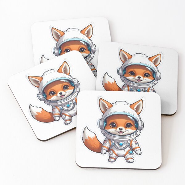 Item preview, Kawaii Space Fox designed and sold by KawaiiCritterz.