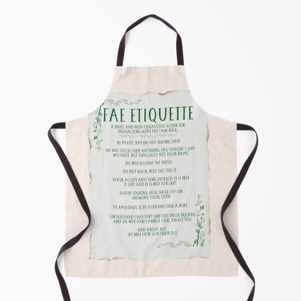 Item preview, Faerie Ettiquete designed and sold by goblinbabe.