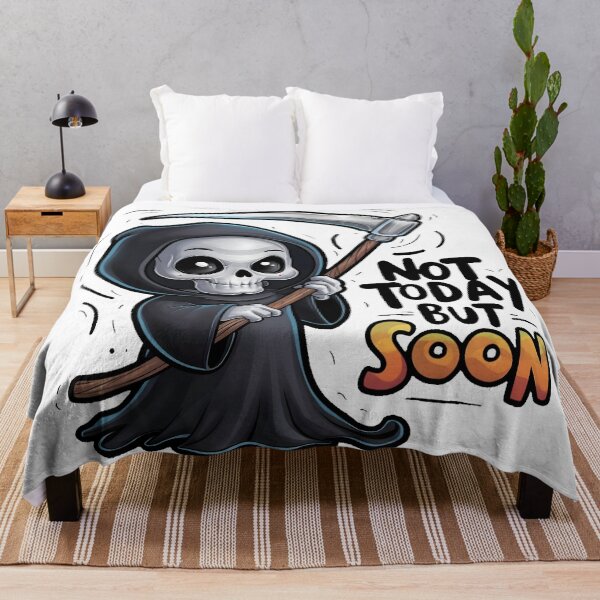 Item preview, Funny Grim Reaper Not today, But Soon designed and sold by PlanetMarker.