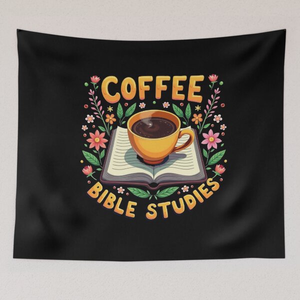 Item preview, Coffee Bible Studies Floral Devotional Faith Fellowship designed and sold by Hananiah Merch.