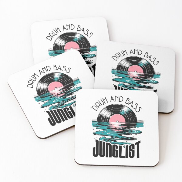 Item preview, JUNGLIST  - Liquid Vinyl (black/pink)  designed and sold by Discothreadz.