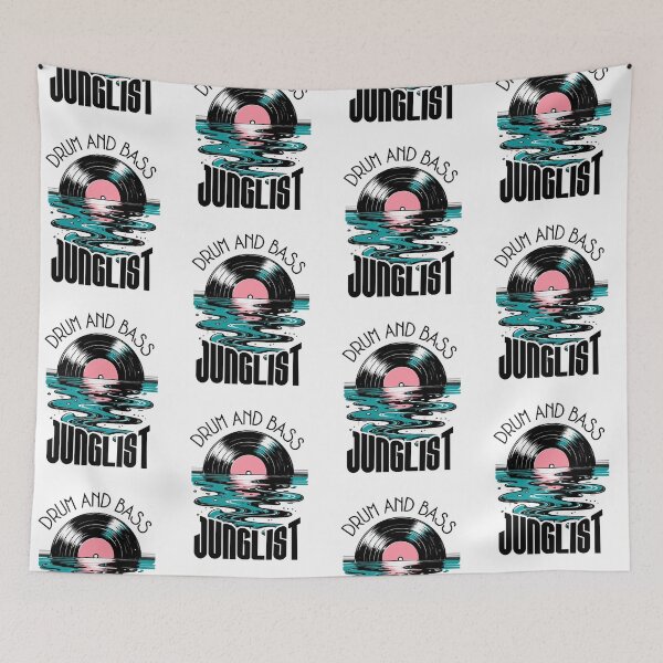 Item preview, JUNGLIST  - Liquid Vinyl (black/pink)  designed and sold by Discothreadz.