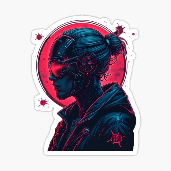 Vista previa del artículo con la obra «Neon Nomad», diseñado y vendido por WorldCosmos.