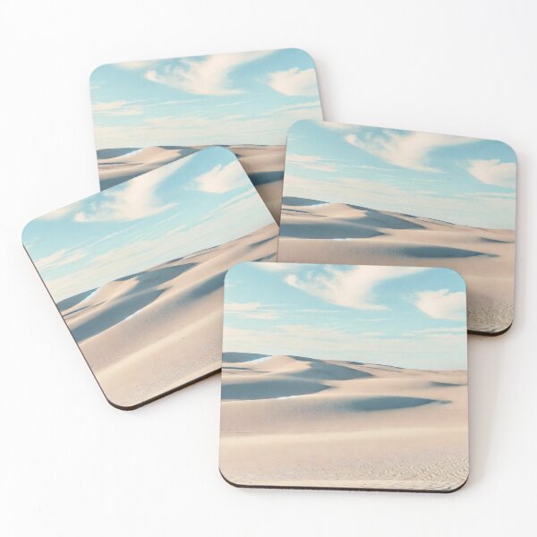 Item preview, Vast Serene Desert Dunes under Pastel Sky | Fine Sand Waves designed and sold by takeng07.