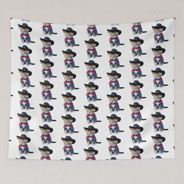 Item preview, cowboy kitty  designed and sold by AvaDesigns34.