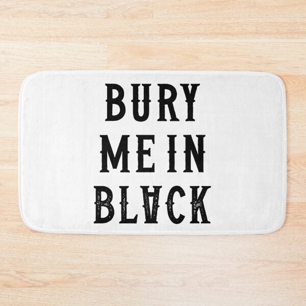 Item preview, Bury Me in Black (black) designed and sold by deathxdesign.