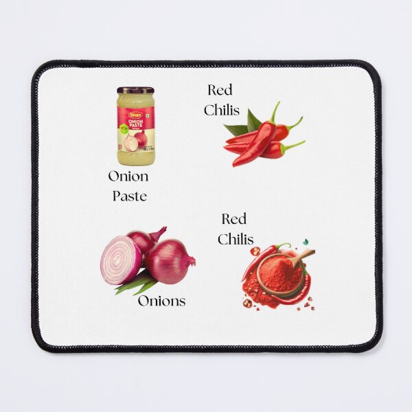 Item preview, Spicy Kitchen Essentials Sticker Sheet  Onions, Red Chilis And More 4 Piece Set by RBPRINTHUB. designed and sold by RBPRINTHUB.