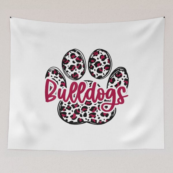 Item preview, Bulldog School Football Team Mascot Spirit Game Day designed and sold by Catherineheyman.