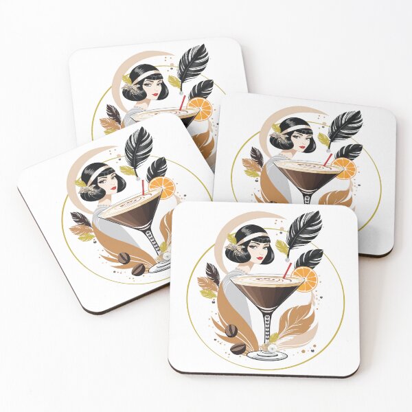 Item preview, Caffeine & Cocktails Des #1 (sku#2) designed and sold by charactergirl.