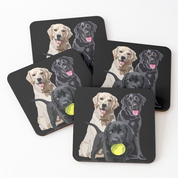 Item preview, Happy Labradors And A Puppy designed and sold by Just-Arts-4U.