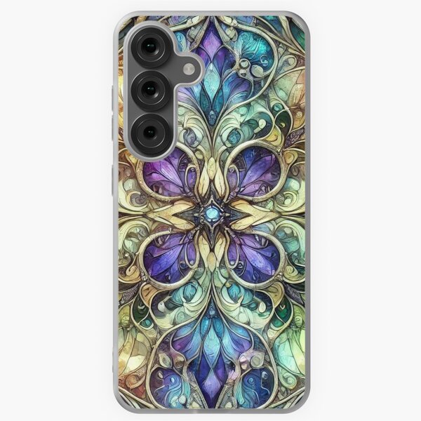 Item preview, Stained Glass Phone Case Design - Mosaic Art Aesthetic, Modern & Stylish,Phone Case. designed and sold by Oumboon2024.
