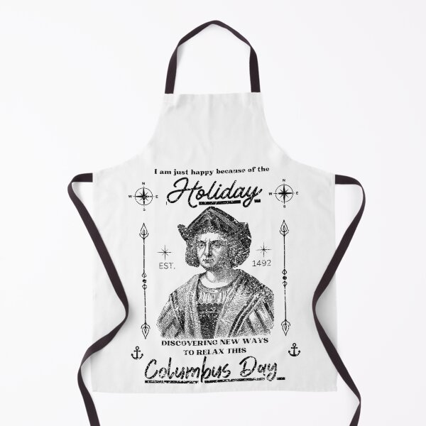 Item preview, Columbus Day Relaxation - Happy Holiday Discovering New Ways to Relax designed and sold by DesignDazzles.