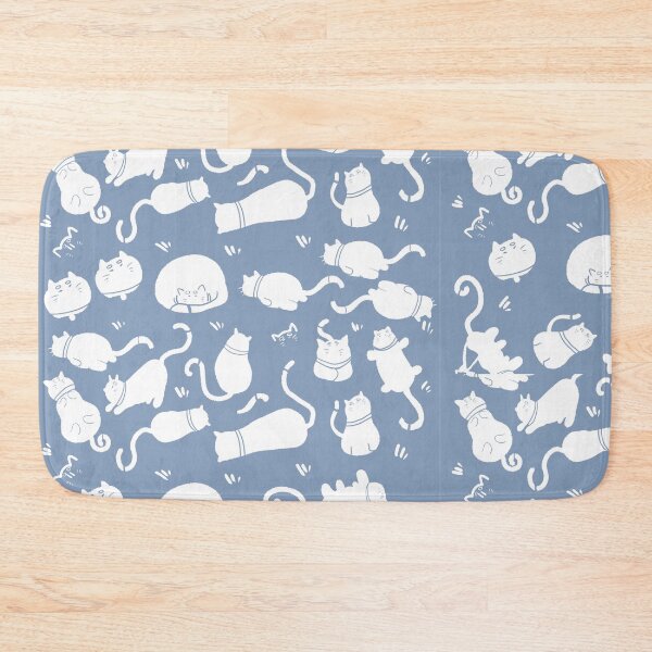 Item preview, Cute Purple Cat Pattern designed and sold by Ila Mandlik.
