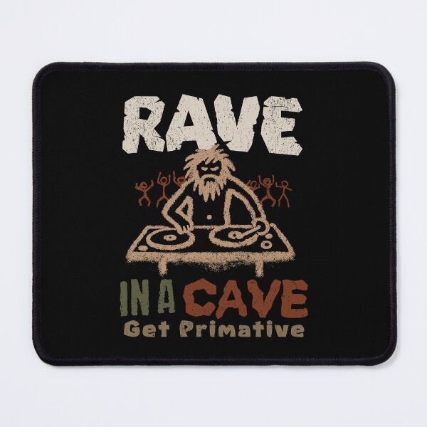 Item preview, Cave Rave - Primitive Caveman DJ Party Music designed and sold by Urban-Alien.