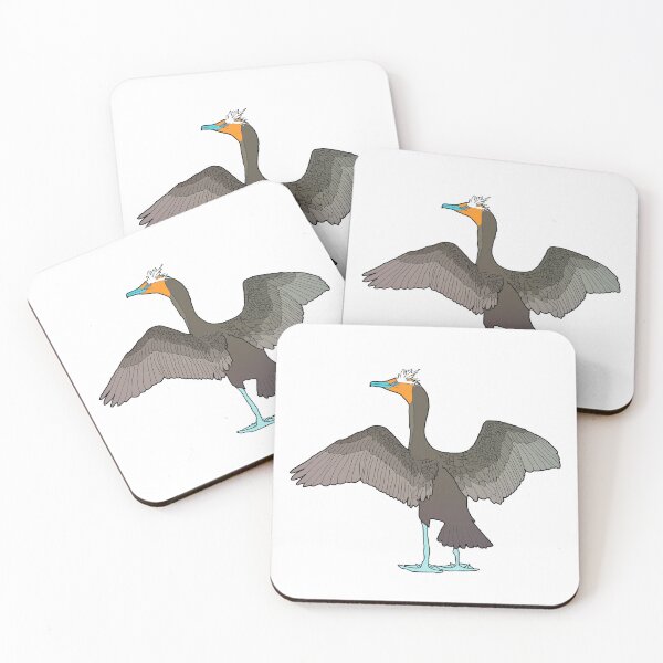 Item preview, Cormorant Sunning designed and sold by Birdoodle.