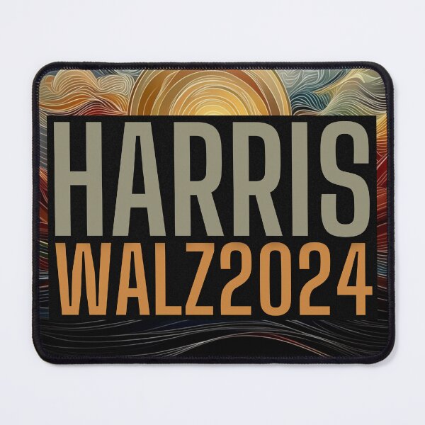 Item preview, Harris Walz 2024: Artistic Political Statement designed and sold by Fantasy Masterpiece.