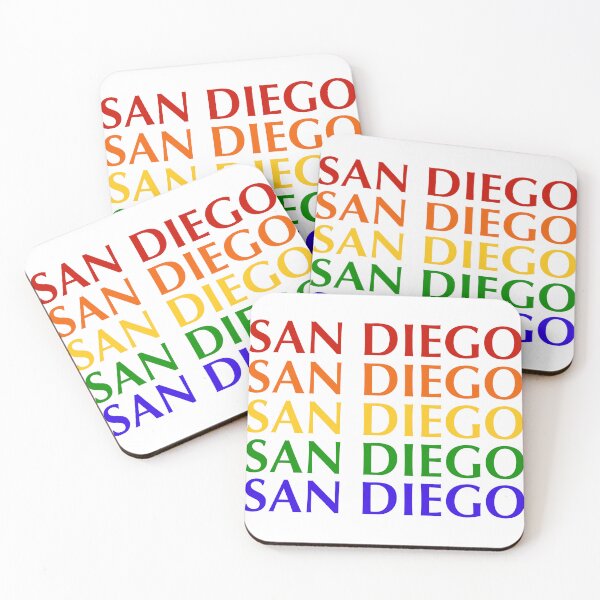 Item preview, Rainbow San Diego Text Art designed and sold by twaltss02.