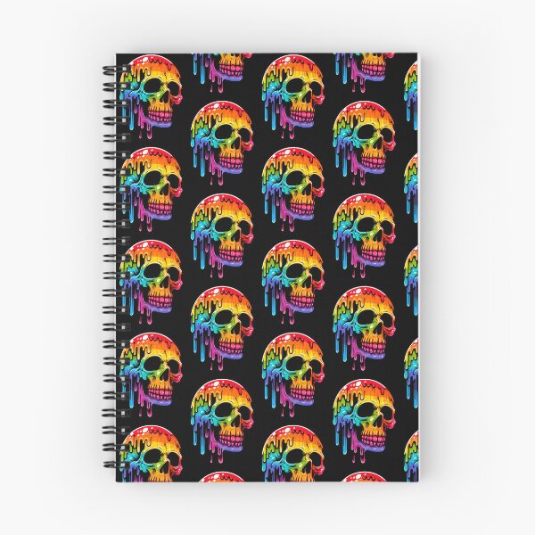 Item preview, Vibrant Multicolor Skull designed and sold by Nostalgia Busters.