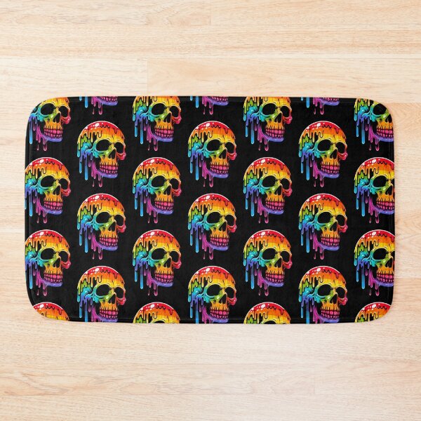 Item preview, Vibrant Multicolor Skull designed and sold by Nostalgia Busters.