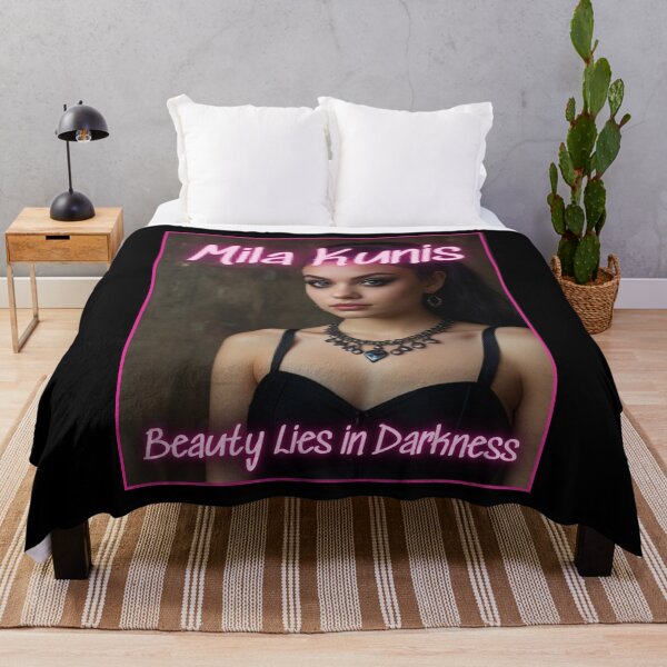 Item preview, Mila Kunis, "Beauty Lies in Darkness" designed and sold by ruthoarabia.