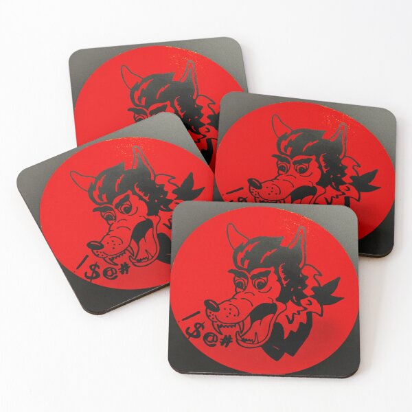 Item preview, The Cussn Wolf Red designed and sold by TheCussnWolf.