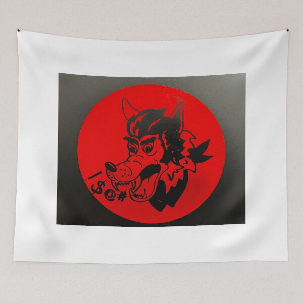 Item preview, The Cussn Wolf Red designed and sold by TheCussnWolf.