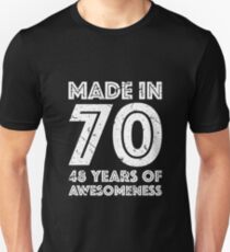 48th Birthday Gift Adult Age 48 Year Old Men Women Unisex T-Shirt