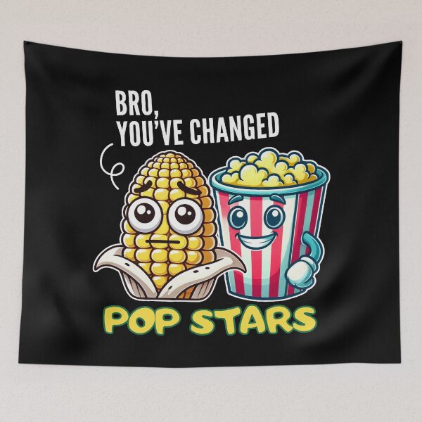Item preview, Pop Stars Funny Corn & Popcorn designed and sold by so9rat.