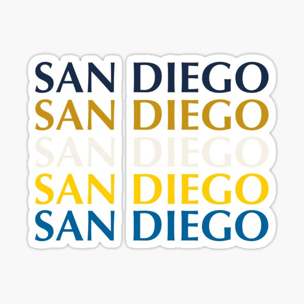 Item preview, UCSD San Diego Text Art designed and sold by twaltss02.