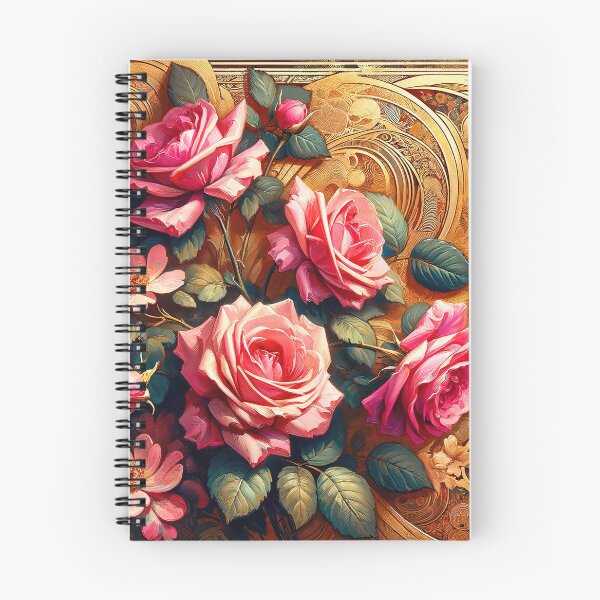 Item preview, Alphonse Mucha Pink Roses designed and sold by maniacfitness.