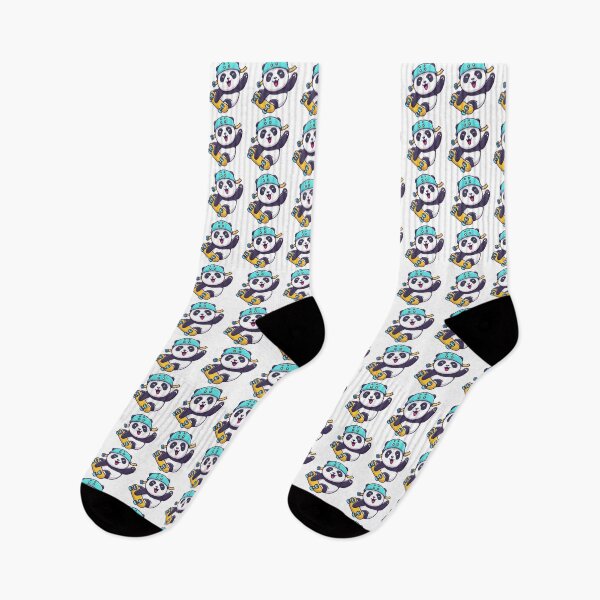 Item preview, Panda On A Skateboard, Skate, Skateboard designed and sold by Skateboard-Art.